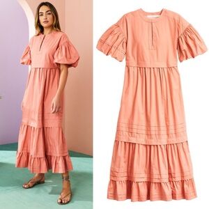 NEW Marie Oliver Alma Dress in Salmon        2